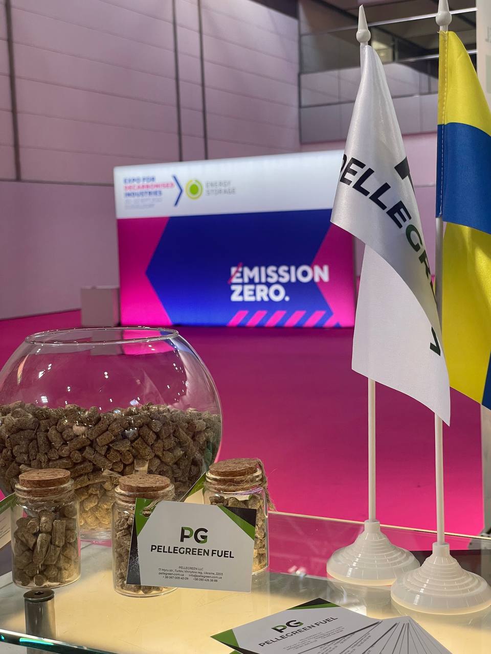 PELLEGREEN participated in the international exhibition Expo for Decarbonised Industries